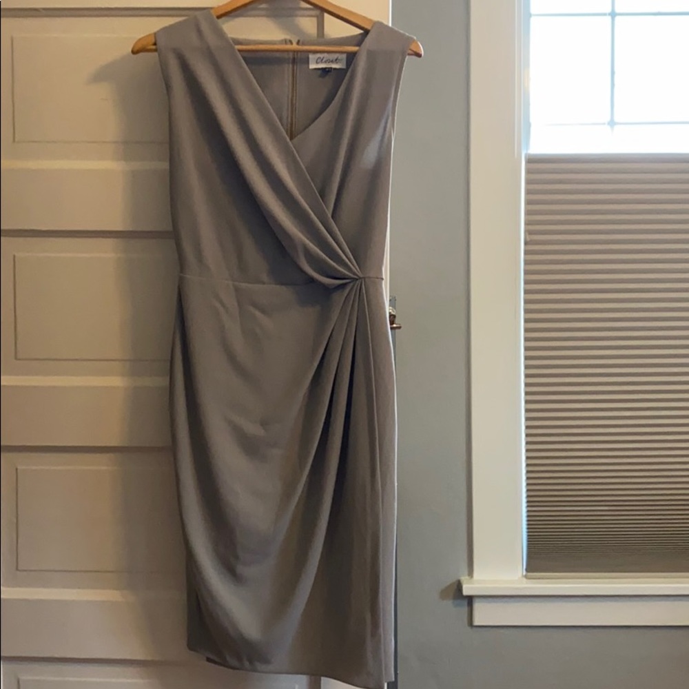 Gray Formal Dress